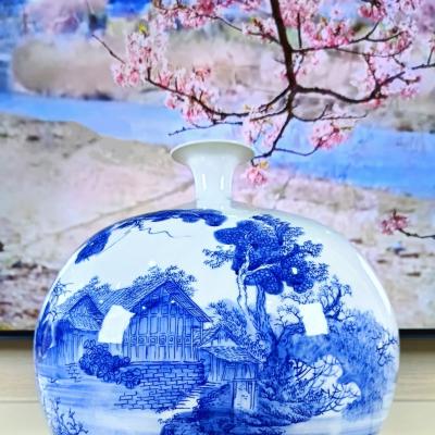 Bình Hút Lộc hoạ tiết Thôn Trang Dưới Núi